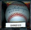 Autographed Baseball Charles Gehringer-MVP 1939 (Detroit Tigers)