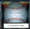 Autographed Baseball Larry Sherry Tri-Star (Los Angeles Dodgers)