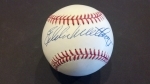 Eddie Mathews Autographed Baseball - PSA/DNA (Braves)