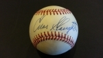 Enos Slaughter Autographed Baseball - GAI (St. Louis Cardinals)