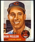 Bob Feller Signed 8x10 (Cleveland Indians)