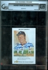 Mickey Mantle Autographed Postcard (New York Yankees)