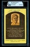 Luke Appling HOF Auto Postcard (Chicago White Sox)