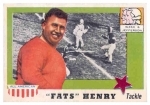 Fats Henry RC SP (Washington & Jefferson)