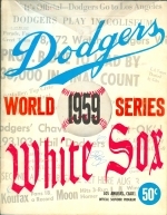 1959 World Series Program Los Angeles Dodgers Chicago White Sox (Los Angeles Dodgers)