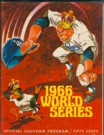 1966 World Series Program Baltimore Orioles Los Angeles Dodgers (Baltimore Orioles)