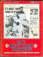 1977 New York Yankees Yearbook (New York Yankees)