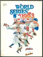 1983 World Series Program Philadelphia Phillies Baltimore Orioles (Philadelphia Phillies)