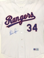 Nolan Ryan Autographed Jersey (Texas Rangers)