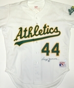 Reggie Jackson Autographed Jersey ALCS (Oakland Athletics)