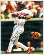 Albert Belle Autographed 8 x 10 (Cleveland Indians)