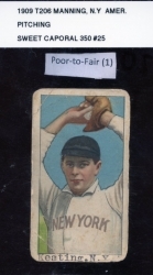 Rube Manning/Sweet Caporal/Pitching (N.Y. Amer.)