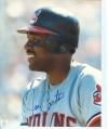 Joe Carter Autographed 8x10 (Cleveland Indians)