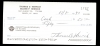 Thomas Henrich Signed Check (New York Yankees)