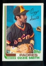 Ozzie Smith Autographed Card (San Diego Padres)