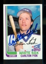 Carlton Fisk Autographed Card (Chicago White Sox)